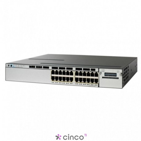 Cisco Catalyst WS-C3850-24P-S Camada 3 Switch