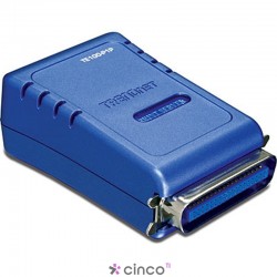 TRENDnet Servidor de Impressão 1x Paralela e 1x LAN 10/100Mbps (RJ45) TE100-P1P