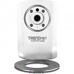 TRENDnet Câmera de Vídeo IP Wireless Dia/Noite, Áudio, LAN 10/100Mbps, Zoom 4x TV-IP751WIC