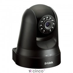  D-Link Câmera Pan Tilt Wireless N 150Mbps Cloud mydlink +Visão Noturna DCS-5010L