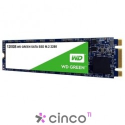SSD WD Green, 120GB, M.2, Leitura 545MB/s - WDS120G2G0B