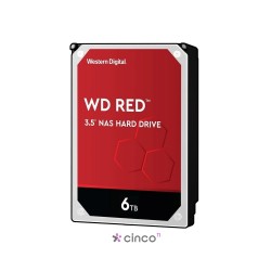 HD INTERNO 6TB WESTERN DIGITAL RED SATAIII 64MB WD60EFAX