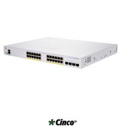 Switch gerenciado Cisco Business CBS350-24T-4G 24 portas GE ﻿4 SFP de 1 G Prot vitalícia limitada CBS350-24T-4G-NA