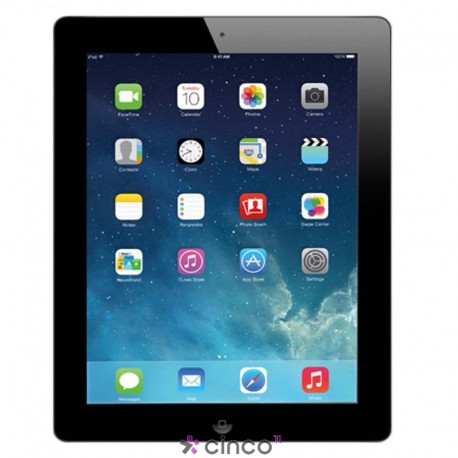 Apple iPad 4ª Geração com Tela de Retina, 16GB 