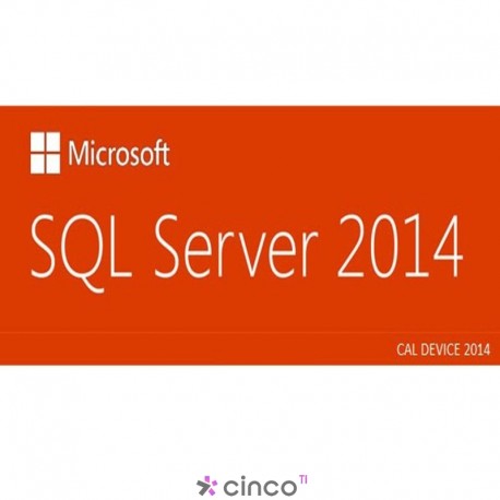 Licença perpétua Open Microsoft SQL Server CAL 2014