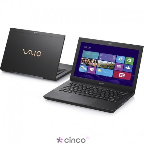 Notebook Vaio, Core i7, 500GB, 6GB, Tela 13,3" LED, 750GB, Win 8 Pro