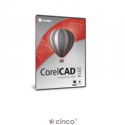 Upgrade de Licença CorelCAD 2014 PCM ML Lvl 3(51-250), Port/Esp/Fra/Ing, LCCCAD2014PCMUG3