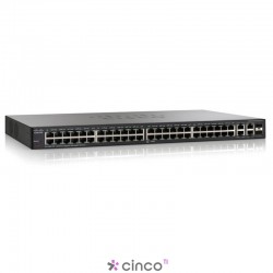  Cisco Switch Gerenciável SG300 48 portas Gigabit + 2 Gigabit/SFP SRW2048-K9-NA