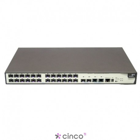  Switch 3Com 5500-EI - 24x mini-GBIC (FX) + 2x 10/100/1000 Mbps + 2x mini-Gbic (versao Enhanced) 