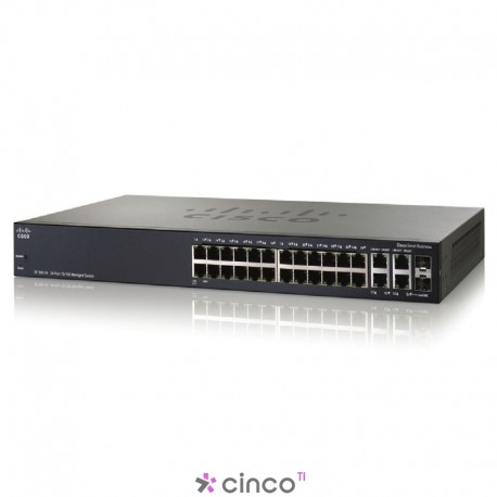 Switch Small Business SG300-28MP - 28 ports - managed