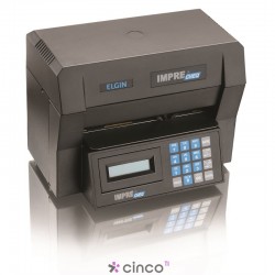 Impressora de Cheques Elgin NSC 2.18 preta, Serial, 4605218SMD01