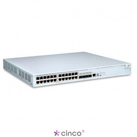 Switch 4500 PWR - 24x 10/100 Mbps (POE) + 2x 10/100/1000 Mbps + 2x mini-GBIC