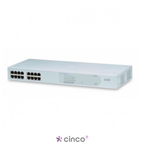 Switch 3Com 4400 - 24x 10/100 Mbps + 02x slots expansão