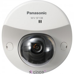 Câmera IP de Rede de Dome Panasonic Full HD WVSF138