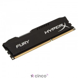 Memória Kingston Hyperx Fury 8GB 1600 DDR3 Preta HX316C10FB/8_A