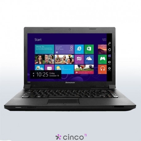 Notebook Lenovo B40-70 I3-4005U 4GB 500GB W8.1 SL 1 ano de grantia 80F30017BR