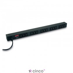 Un Dist de Energia APC PDU 115V/220V 16A Basic Rack Entrada IEC C20 - Saída NBR14136 AP0001-BR