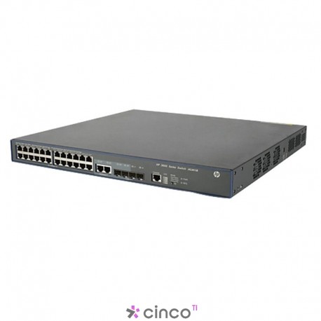 HP 3600-24-PoE+ v2 EI Switch - Switch - managed - 24 x 10/100 (PoE+) + 4 x SFP - rack-mountable - PoE+