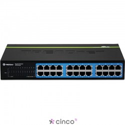 TRENDnet Switch SOHO Gigabit com 24 portas 10/100/1000 Mbps RJ45 (Mesa) TEG-S24DG