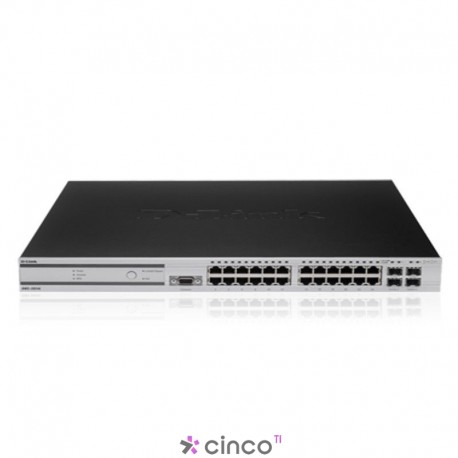 Wireless Switch de 24 portas de Layer2+ Gigabit com 802.3af PoE