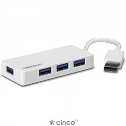 TRENDnet Hub com 4-port High Speed USB 3.0 Mini Hub TU3-H4E