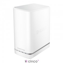 D-Link Servidor Armazenamento Premium mydlink Cloud Gigabit +2 slots HD SATA +DLNA +Mirror +USB 3.0 DNS-327L