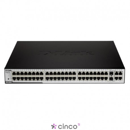 48-Port 10/100Mbps + 2 1000BASE-T + 2 Combo 1000BASE-T/SFP Layer 2 Management Switch