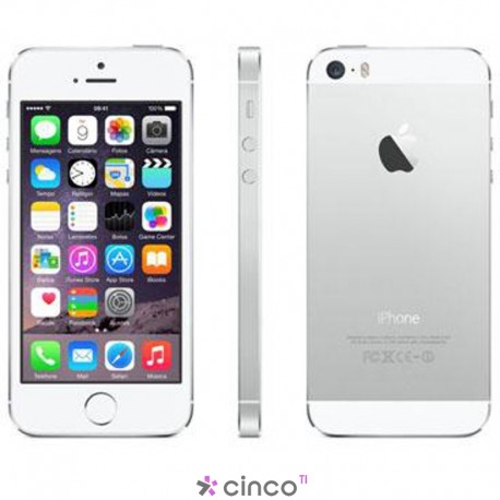 Iphone 5S Prata 32GB Apple ME436BR/A