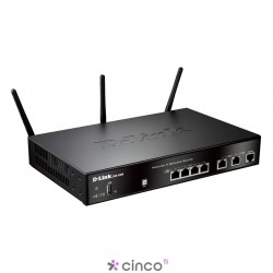 Roteador Dual WAN VPN & Firewall Gigabit com RIP/OSPF DSR-500