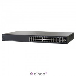Switch Cisco Gerenciável 28 portas SG300-28PP-K9-BR
