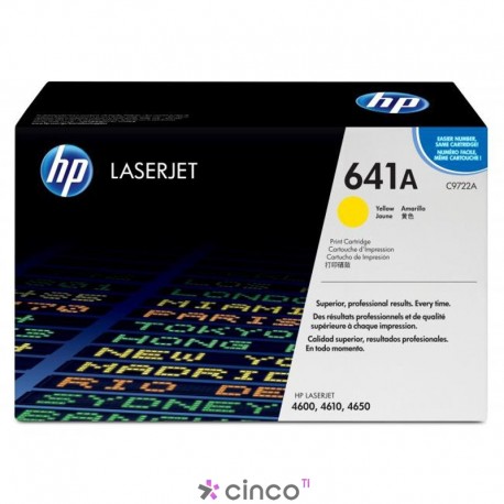 Toner HP 641A Amarelo C9722A