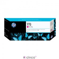 Cartucho de Tinta HP 772 300 ML Magenta Designjet CN629A