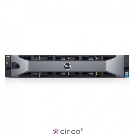 Storage Dell SCv2020 SAS - com 8.4TB ( c/ 7x 1.2TB SAS 10K 12GB), Controladora Dual SAS 12Gb, 2x Fonte 580W 210-ADRV-270