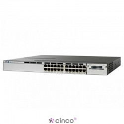 Switch Cisco Catalyst, Gerenciável, Empilhável, 12 portas SFP Gigabit, WS-C3850-12S-S