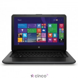 Notebook HP 240G4 Core i3-5005U, 4GB, 500GB, DVD-RW, Windows 10 SL, Garantia 1 Ano Balcão P7Q07LT-AC4