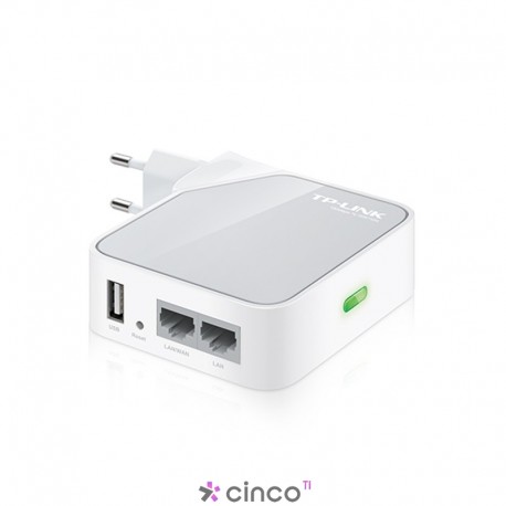 Roteador TP-LINK Wireless Portátil/AP/Adaptador de TV/Repetidor 150Mbps TL-WR710N