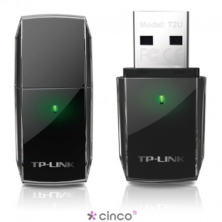 Adaptador TP-LINK USB Wireless Dual Band AC600 Archer T2U