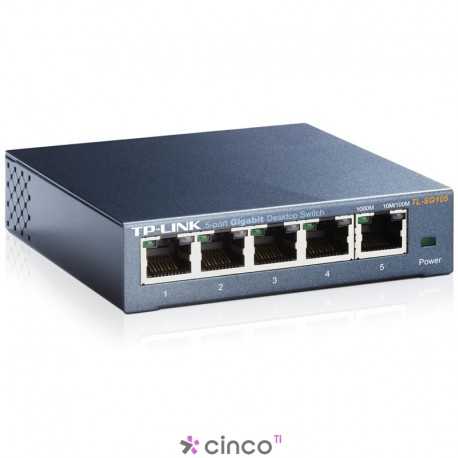 Switch de Mesa de 5 Portas de 10/100/1000Mbps TP-LINK TL-SG105