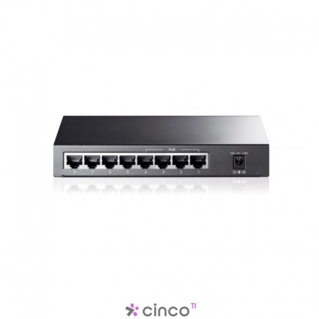 Switch de Mesa Gigabit com 8 Portas (4 Portas PoE) TP-LINK TL-SG1008P