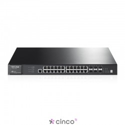 Switch Gigabit Gerenciável L2+ Empilhável de 28 Portas Jetstream TP-LINK T2700G-28TQ