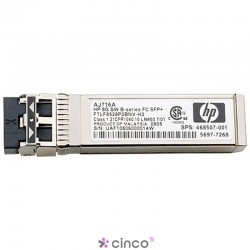 Transceptor HPE série B 16Gb SFP+ ondas curtas QK724A