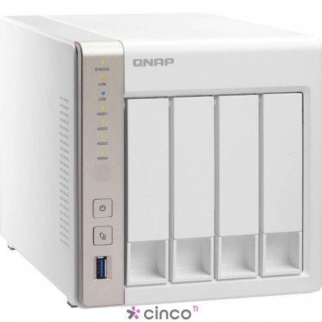 Storage NAS 4 Baias para HDs e Media Center Qnap TS-451