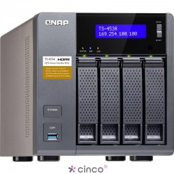 Storage NAS 4 Baias para HD Qnap TS-453A