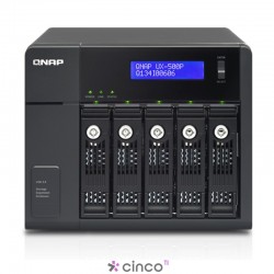 Storage NAS 5 Baias para HD Qnap UX-500p