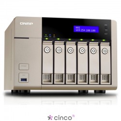 Storage NAS 6 Baias para HD Qnap TVS-663