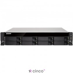 Storage NAS Rack 8 Baias para HD Qnap TS-863U