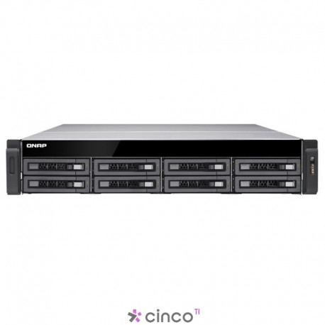 Storage NAS 8 Baias para HD Qnap TS-EC880U-RP