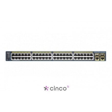 Cisco Catalyst 2960XR-48TS-I - switch - 48 ports - managed - desktop, rack