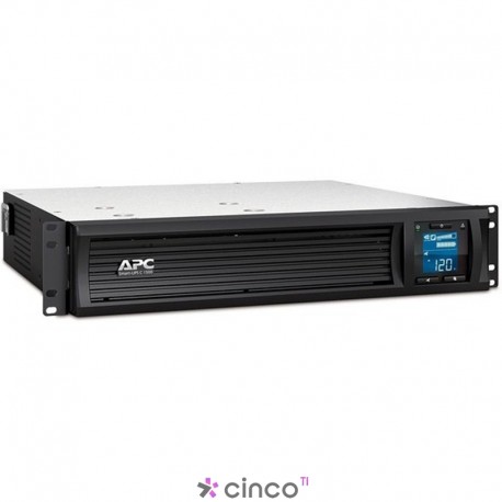 No-Break APC Rack 2U 1500VA/900W Entrada/Saída 120V com suportes inclusos SMC15002U-BR