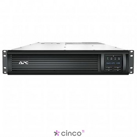 No-Break APC Rack 2U 2200VA/2000W Ent/Saída 230V com kit de trilhos SMT2200I2U-BR